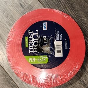 NWT Walmart Pen & Gear Single ticket roll 2000 count